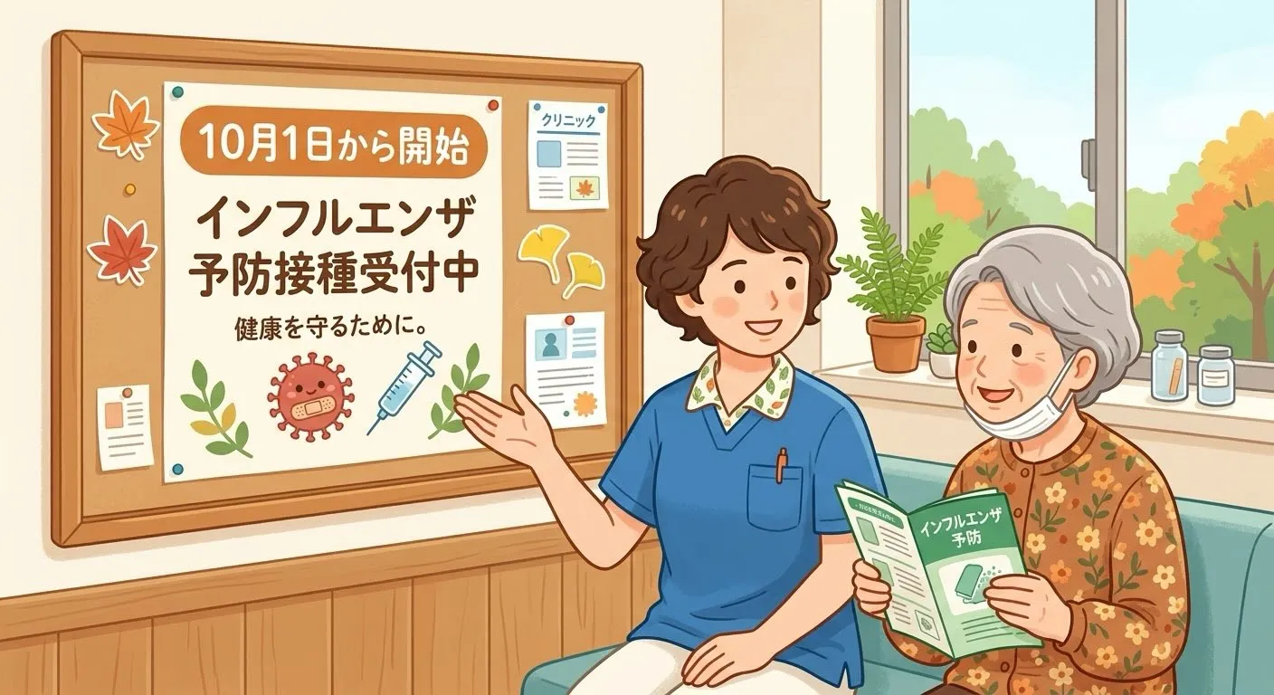 10月1日（木）より、今シーズンのインフルエンザ予防接種を開...